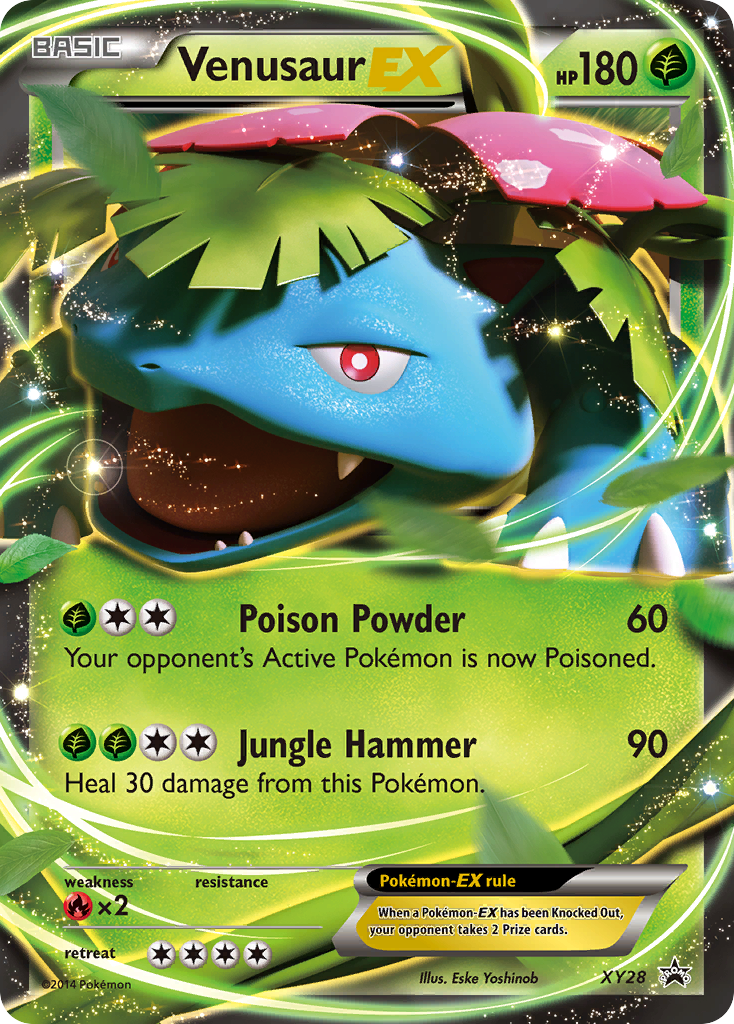 Venusaur EX (XY28) - XY Black Star Promos Pokémon Card