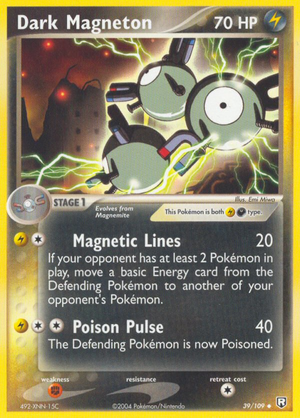 Dark Magneton (39/109) - Team Rocket Returns (Reverse Holo)