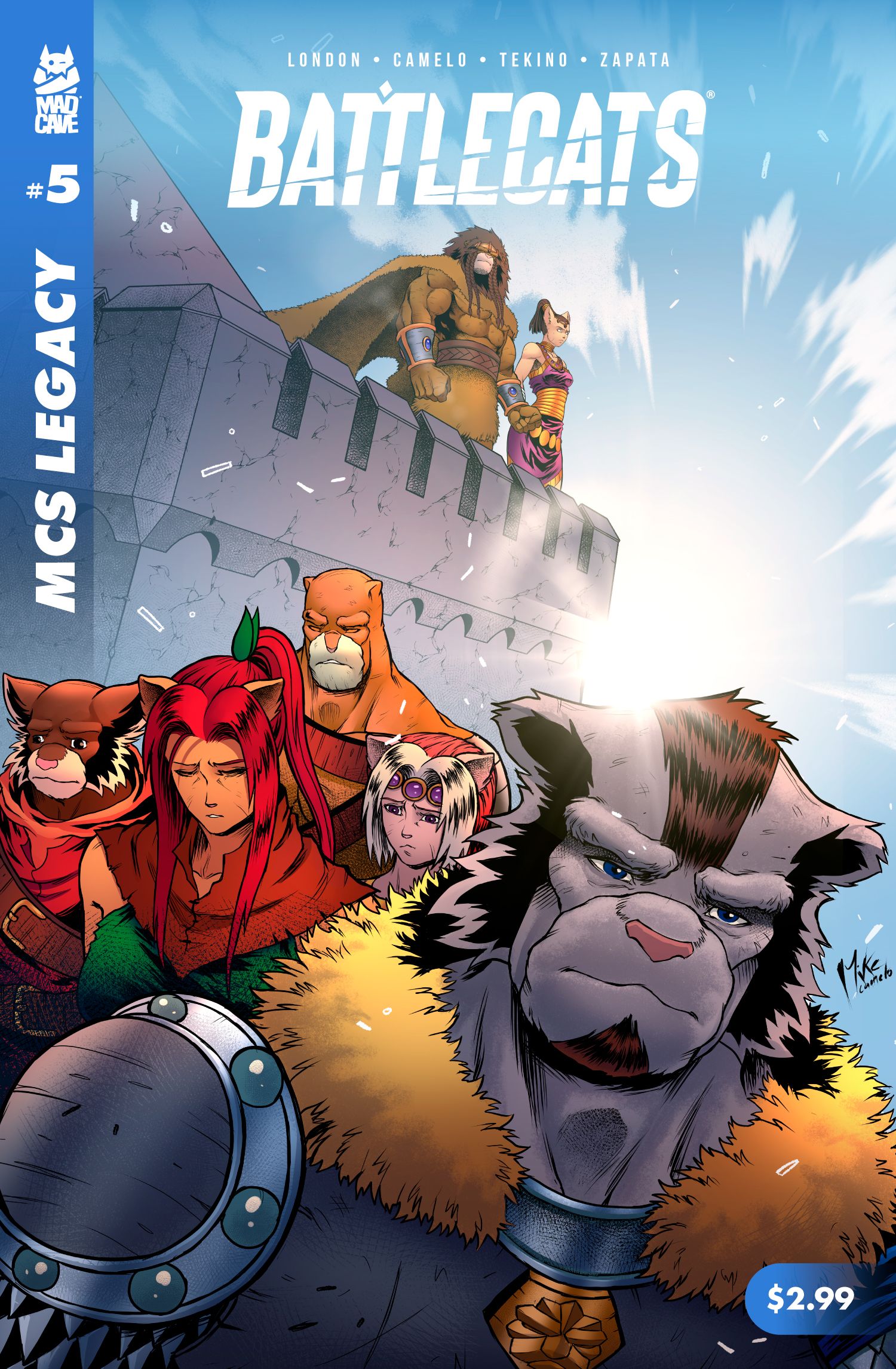 Mad Cave Studios Legacy: Battlecats #5 Comic