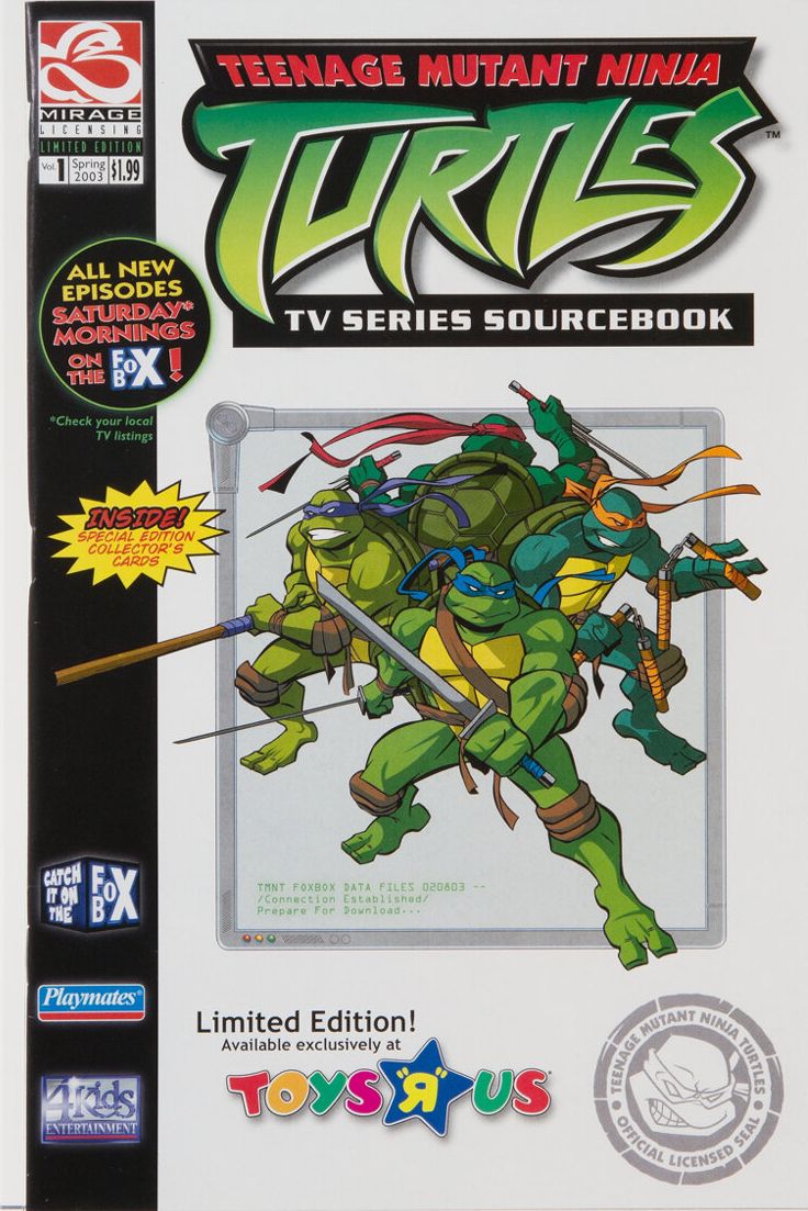 Teenage Mutant Ninja Turtles TV Series Sourcebook Comic