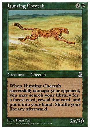 Hunting Cheetah (Portal Three Kingdoms) Trading Card