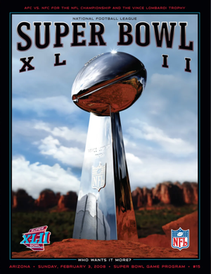 Super Bowl XLII Game Program #42