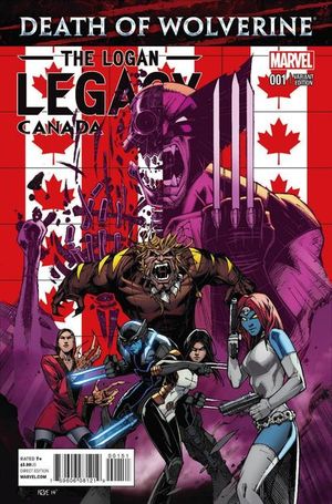 Death Of Wolverine Logan Legacy #1 (Canada Variant)