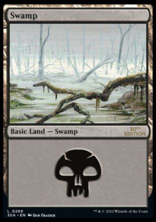 Swamp (Magic 30th Anniversary Edition) Trading Card