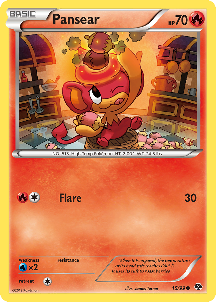 Pansear (15/99) - Next Destinies Pokémon Card