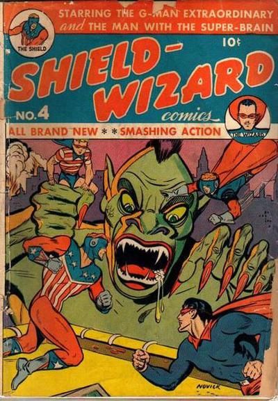 Shield-Wizard Comics #4 Comic