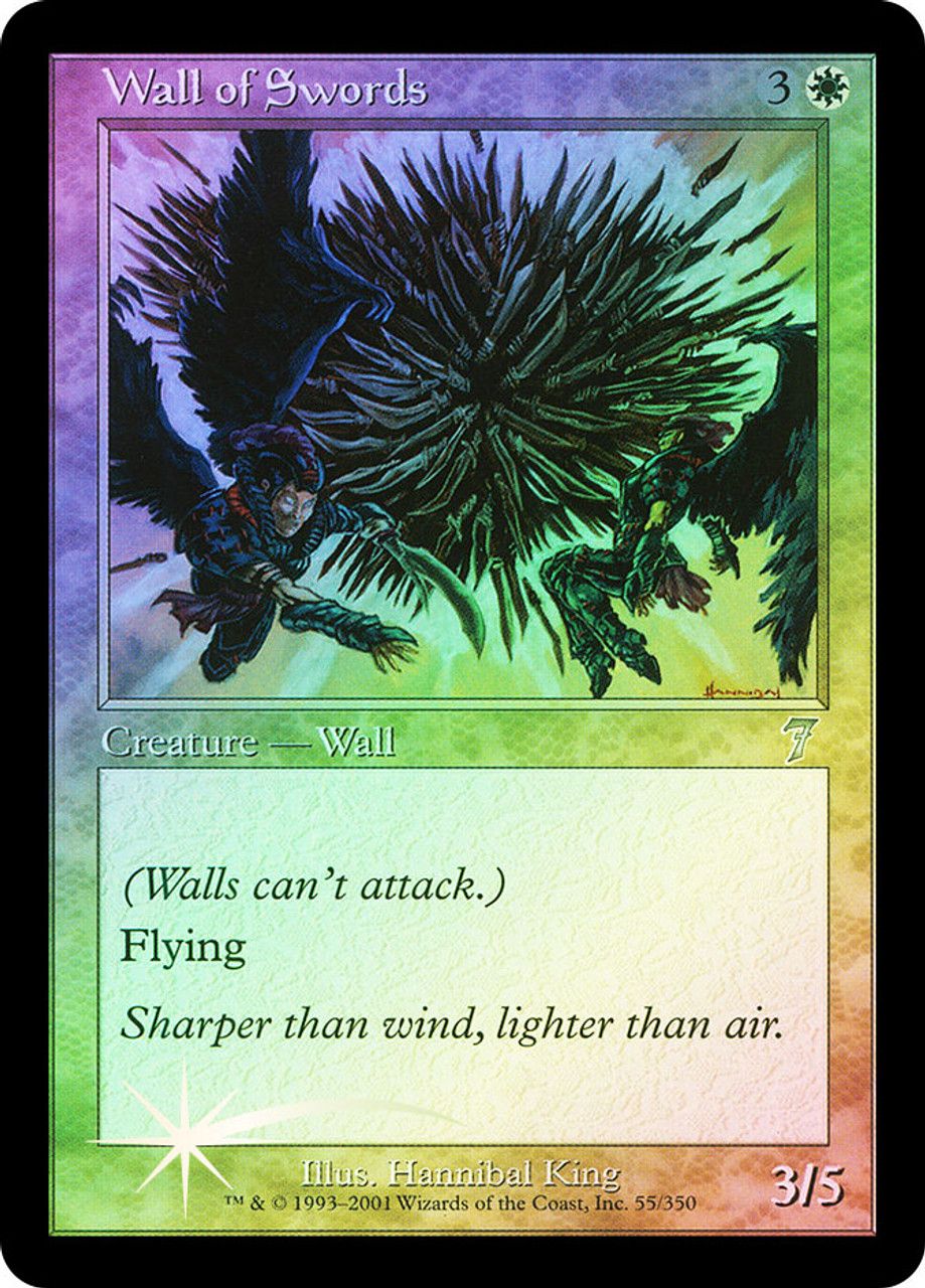 Wall of Swords (7th Edition - Foil) Trading Card