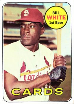 Bill White 1969 Topps #588 Sports Card