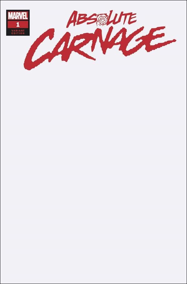 Absolute Carnage #1 (Blank Variant Ac)