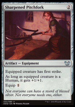 Sharpened Pitchfork (Blessed vs. Cursed) Trading Card