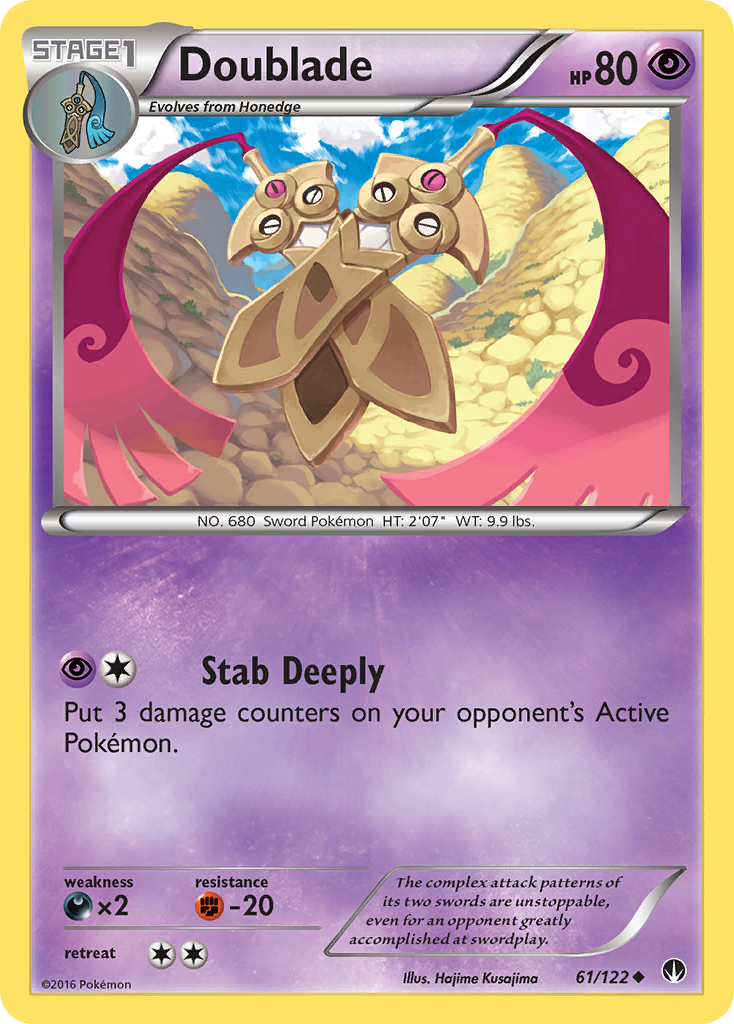 Doublade (61/122) - BREAKpoint Pokémon Card