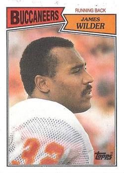 James Wilder 1987 Topps #385 Sports Card