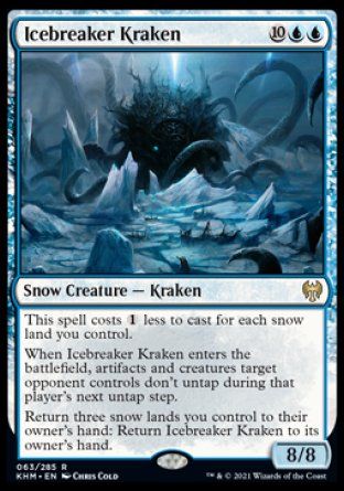 Icebreaker Kraken (Kaldheim) Trading Card