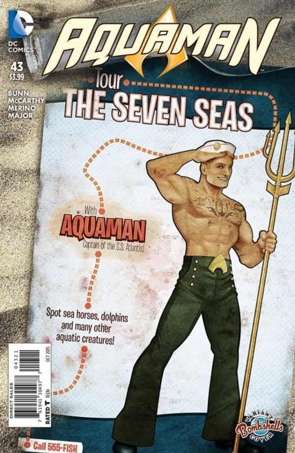 Aquaman #43 (Bombshells Variant Cover)