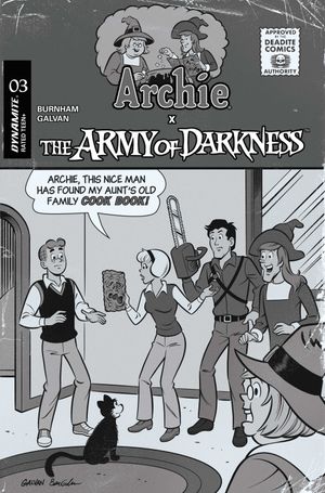 Archie X Army Of Darkness #3 (Cvr G Inc 1:10 Bill Galvan Pencils Variant)