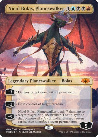 Nicol Bolas, Planeswalker (Guilds of Ravnica - Mythic Edition) Trading Card