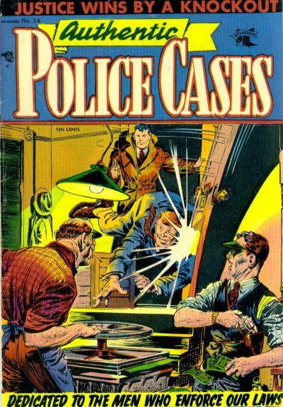 Authentic Police Cases #36 Comic