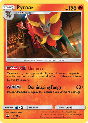 Pyroar (19/131) - Forbidden Light