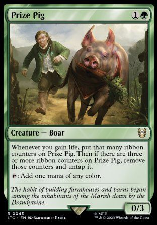 Prize Pig (The Lord of the Rings Commander Decks) Trading Card