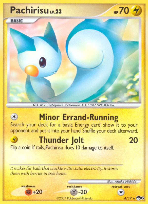 Pachirisu (4/17) - POP Series 6 Pokémon Card