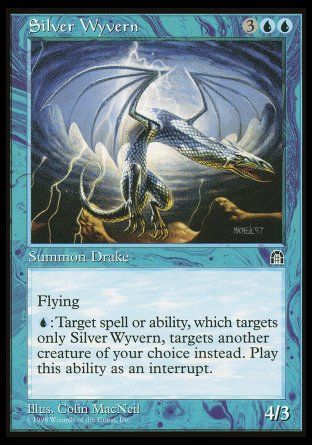 Silver Wyvern (Stronghold) Trading Card