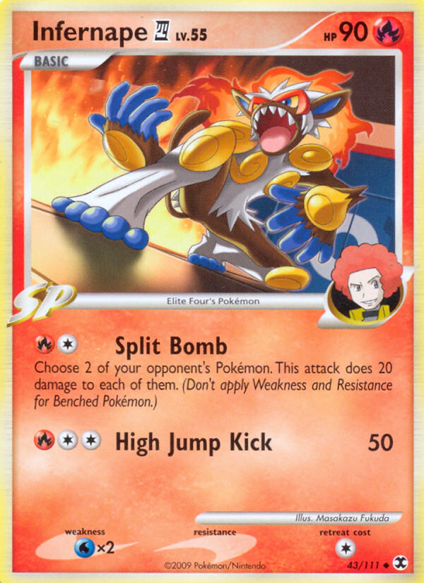 Infernape E4 (43/111) - Rising Rivals Pokémon Card