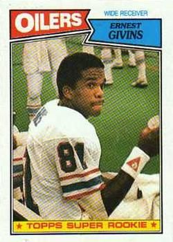 Ernest Givins 1987 Topps #310 Sports Card