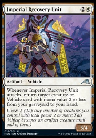 Imperial Recovery Unit (Kamigawa: Neon Dynasty) Trading Card