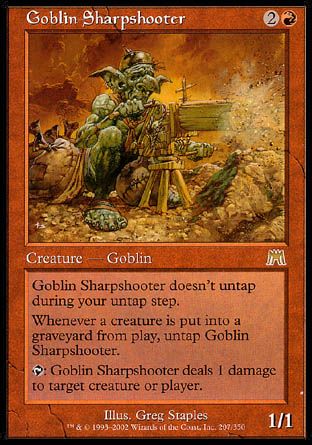 Goblin Sharpshooter (Onslaught) Trading Card