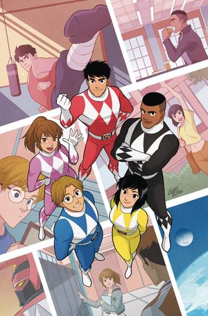 Saban’s Go Go Power Rangers: Back To School #1 (Gurihiru Cover)