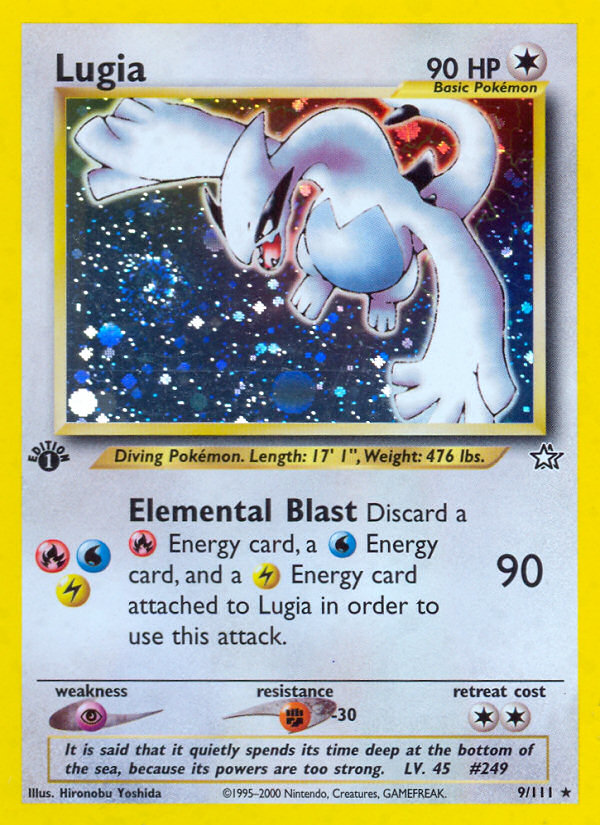 Lugia (9/111) - Neo Genesis Pokémon Card