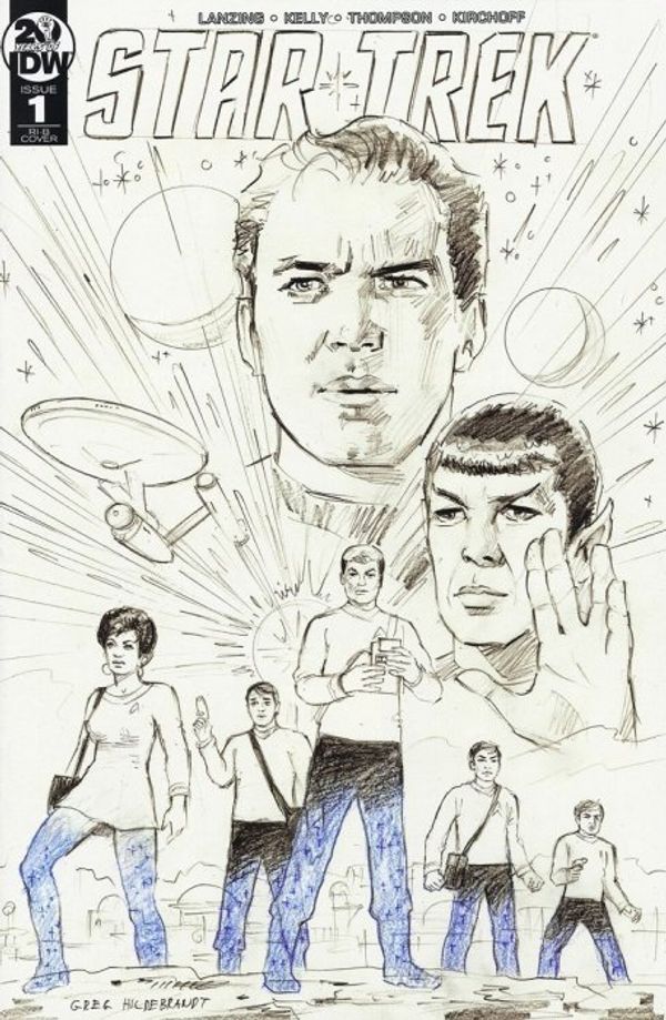 Star Trek: Year Five #1 (25 Copy Cover Hildabrandt Sketch)