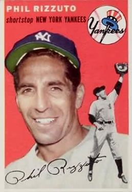 Phil Rizzuto 1954 Topps #17 Sports Card