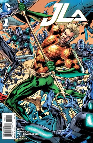 Justice League Of America #1 (Aquaman Variant Cover)