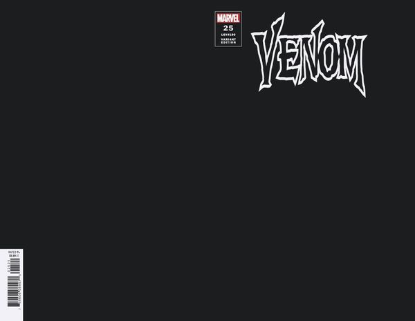 Venom #25 (Black Blank Variant)