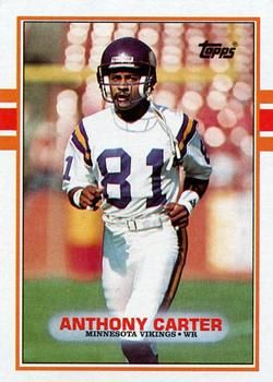 Anthony Carter 1989 Topps #79 Sports Card