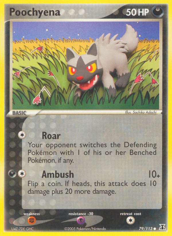 Poochyena (79/113) - Delta Species Pokémon Card