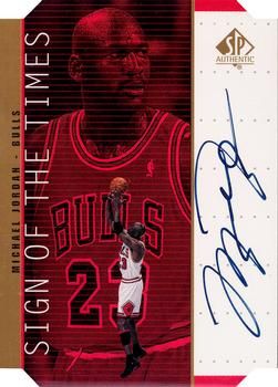 Michael Jordan 1998-99 SP Authentic - Sign of the Times Gold #MJ Sports Card
