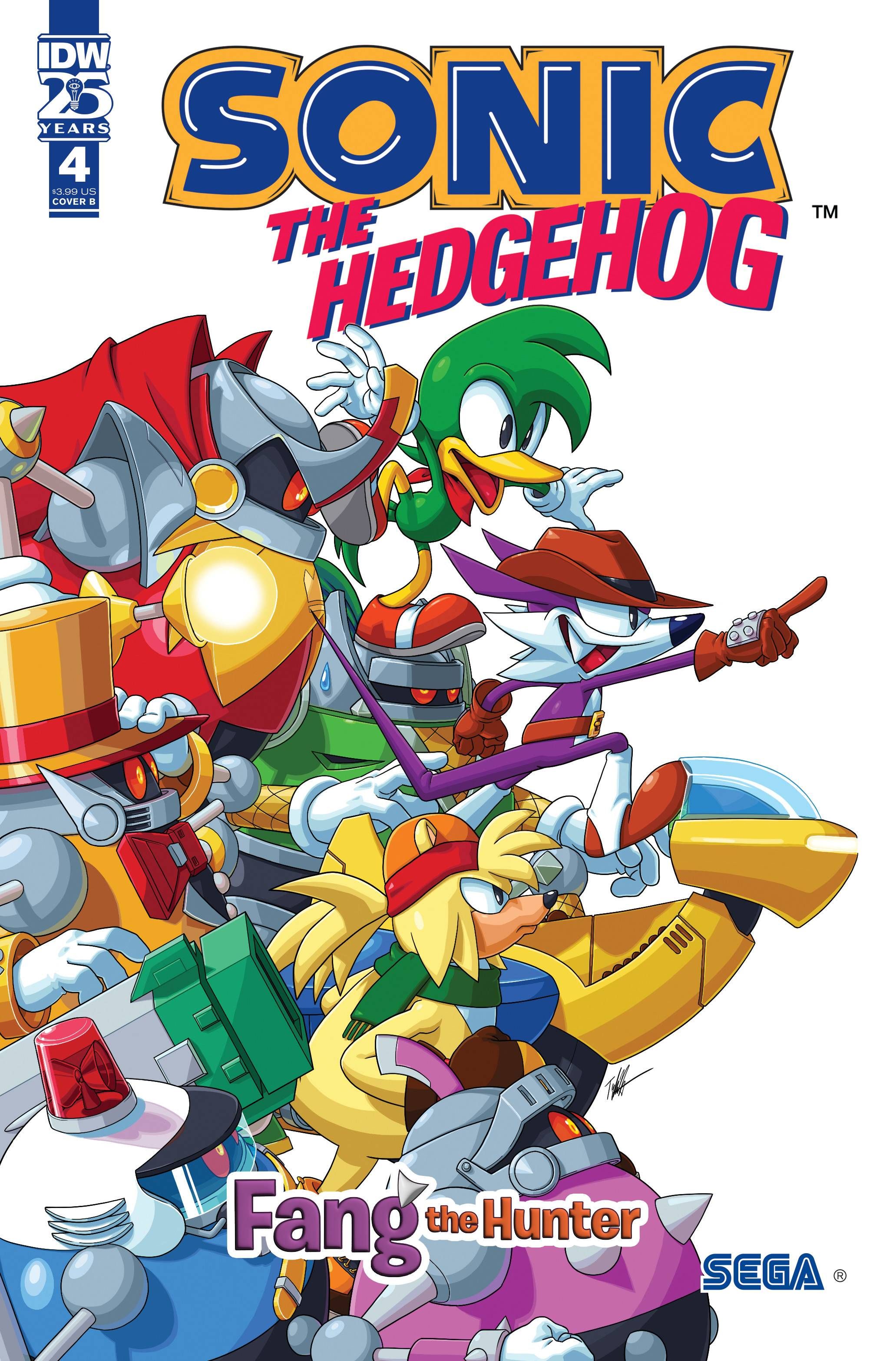 Sonic the Hedgehog: Fang the Hunter #4 (Cvr B Mcgrath) Comic