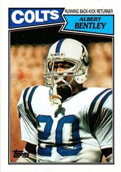 Albert Bentley 1987 Topps #376 Sports Card