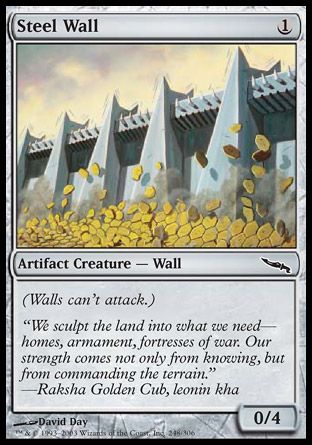 Steel Wall (Mirrodin) Trading Card