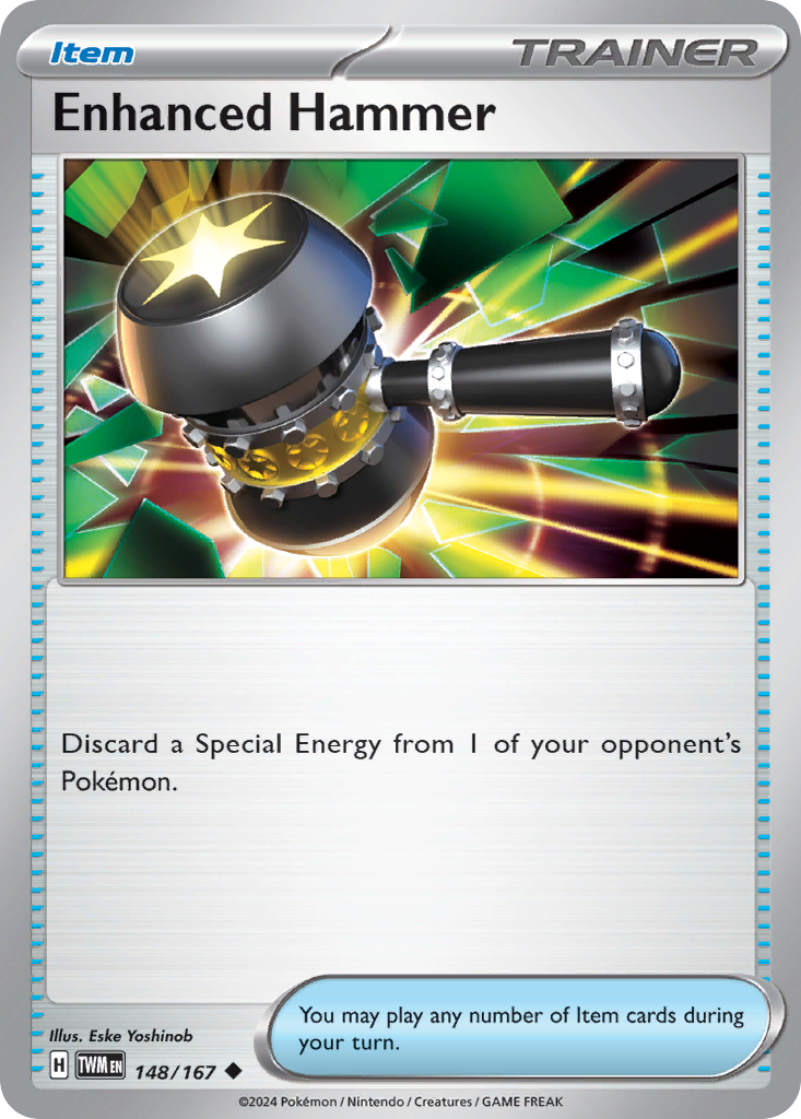 Enhanced Hammer (Trainer: Item) (148/167) - Twilight Masquerade Pokémon Card