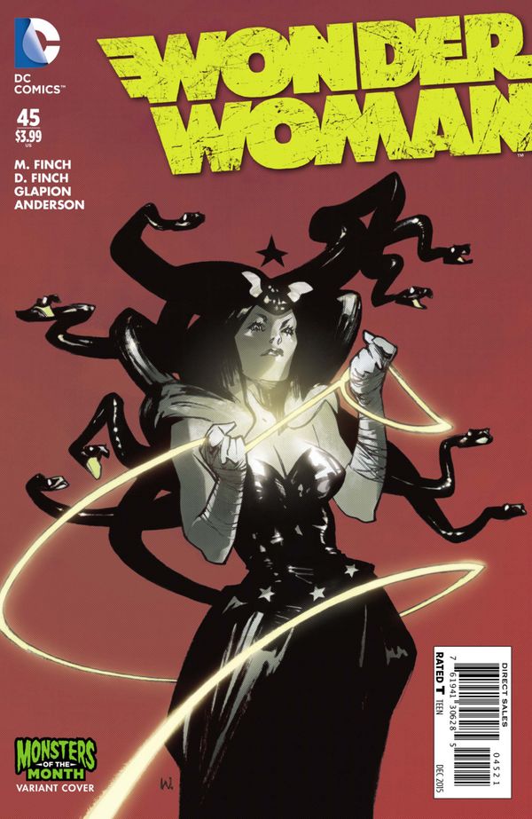 Wonder Woman #45 (Monsters Variant Cover)