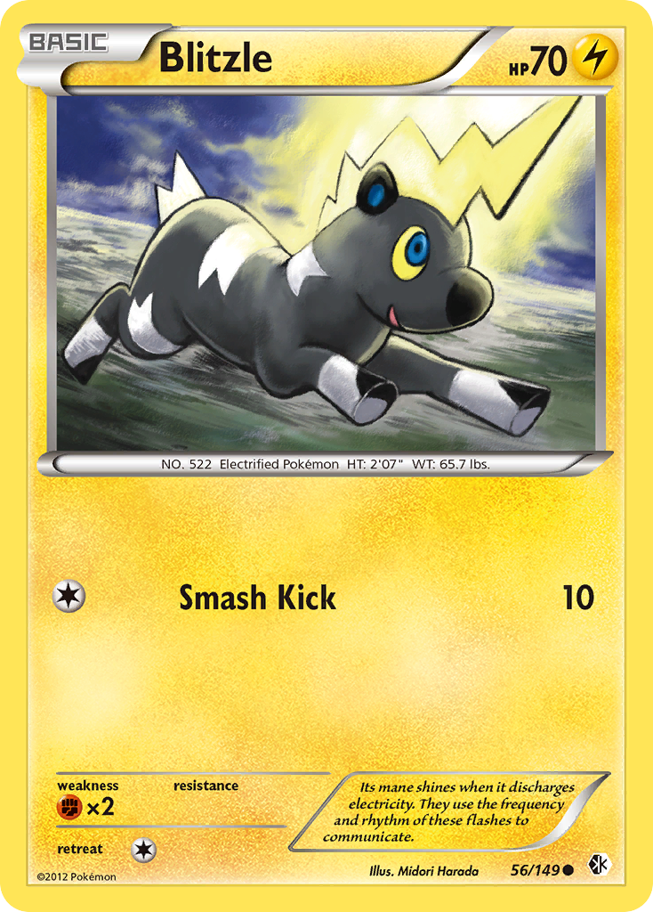 Blitzle (56/149) - Boundaries Crossed Pokémon Card