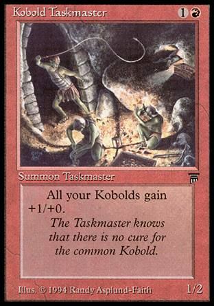 Kobold Taskmaster (Legends) Trading Card