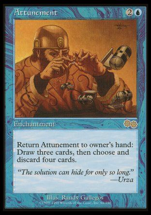 Attunement (Urza's Saga) Trading Card