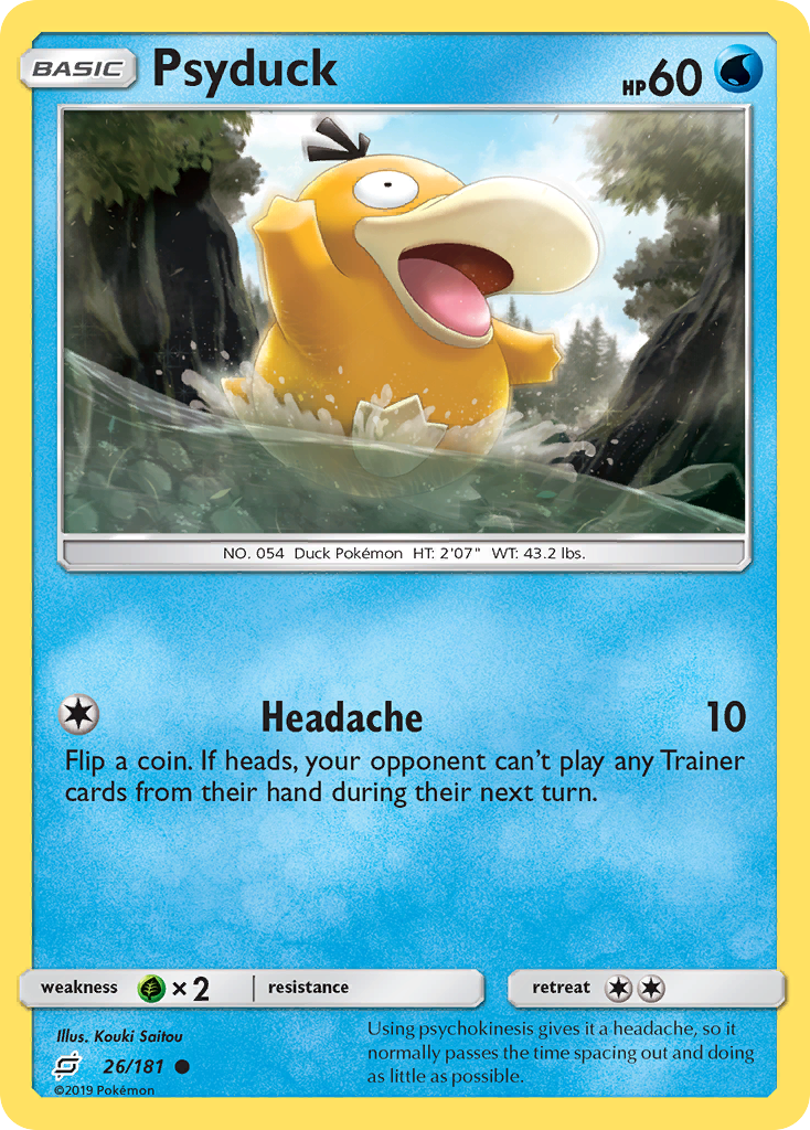 Psyduck (26/181) - Team Up Pokémon Card