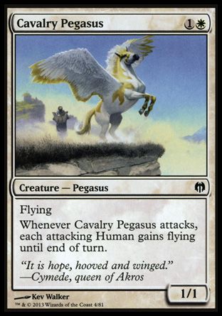 Cavalry Pegasus (Heroes vs. Monsters) Trading Card