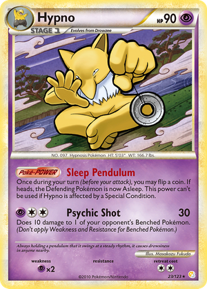 Hypno (23/123) - HeartGold & SoulSilver