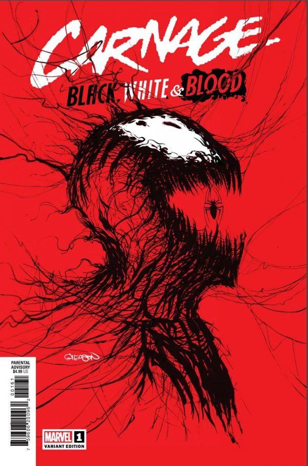 Carnage: Black, White & Blood #1 (Gleason Variant Cover)